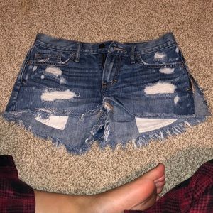 Hollister distressed shorts